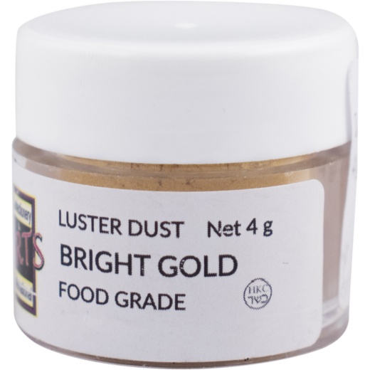 Food Grade Edible Glitter - Bright Gold (4 G)