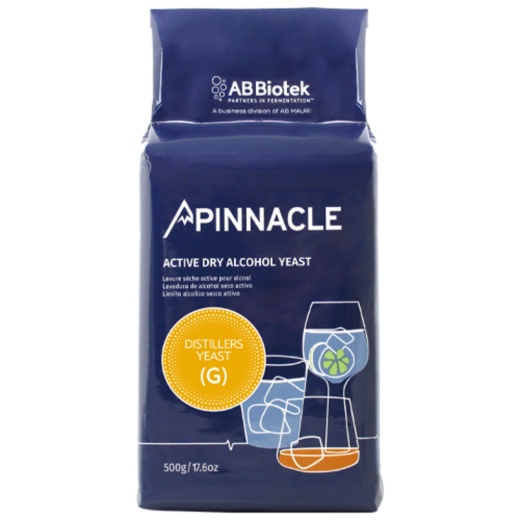 Pinnacle G Active Dry Distillers Yeast | Glucose | High Alcohol | 500 g