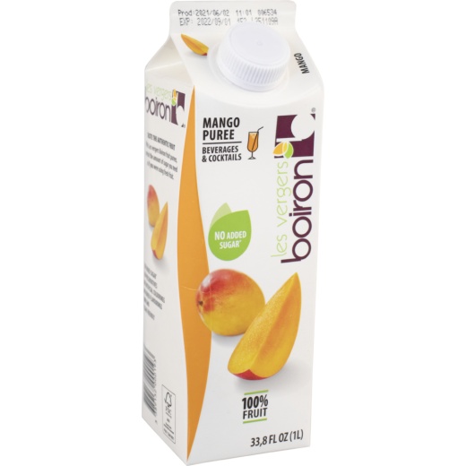 Boiron Mango Fruit Puree | 100% Fruit | Shelf Stable | 33 Oz