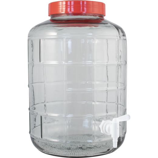 Farro Glass Carboy with Wide Mouth and Carrying Harness