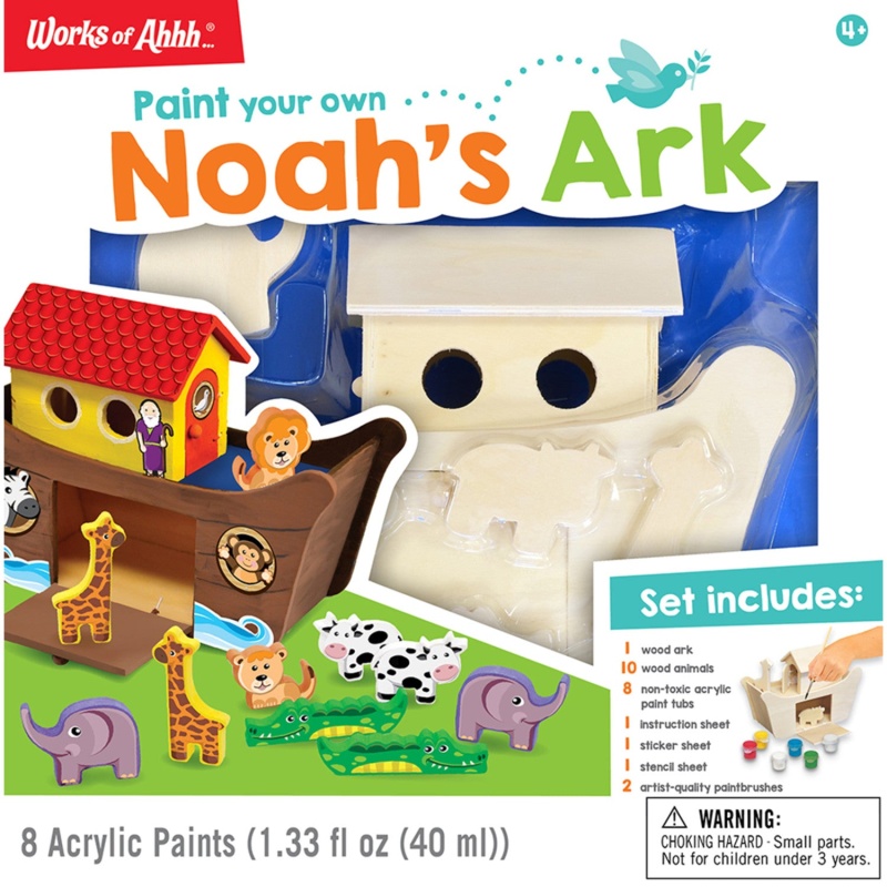 Noah's Ark Wood Craft & Paint Kit