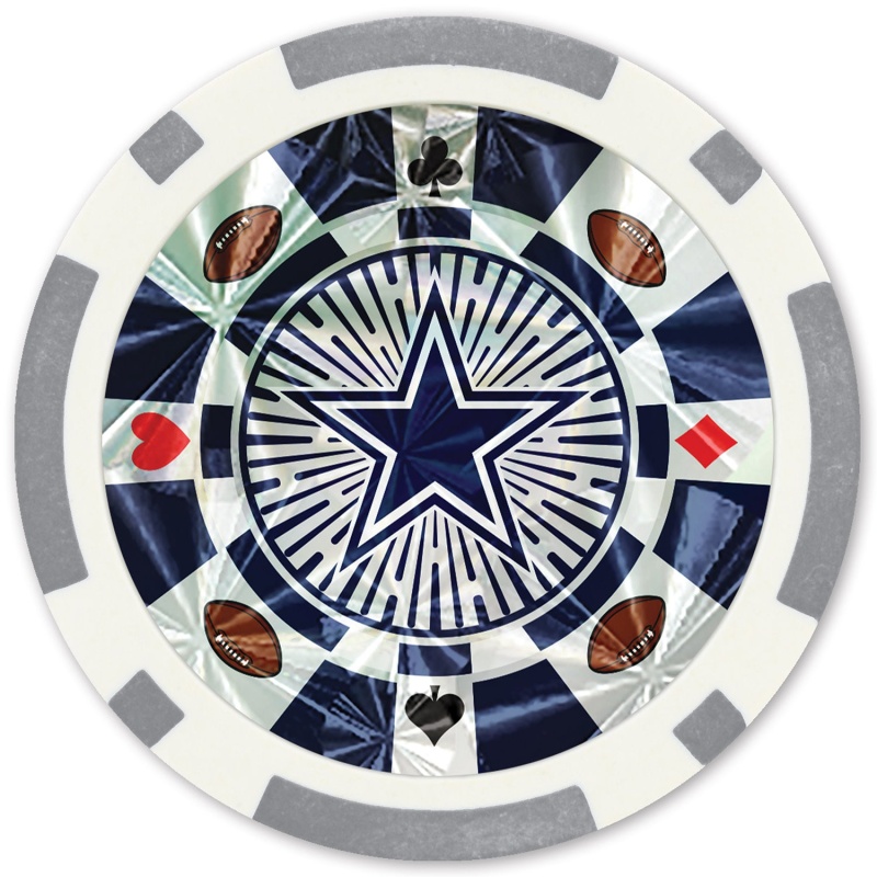 Dallas Cowboys 20 Piece Poker Chips