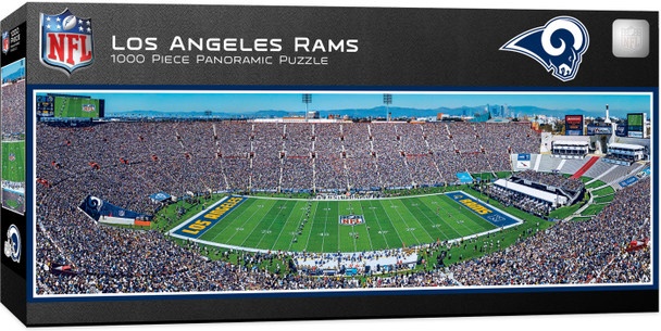 Stadium Panoramic Los Angeles Rams 1000 Piece Nfl Sports Puzzle - Center View