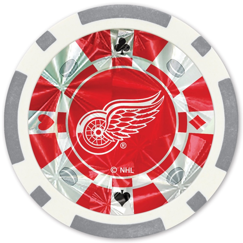 Detroit Red Wings 20 Piece Poker Chips