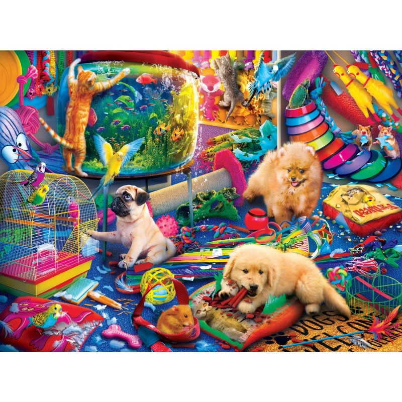 Home Sweet Home - Pet's Play Room 550 Piece Puzzle