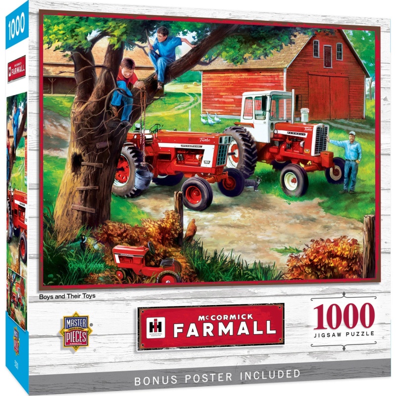 Farmall - Boys And Their Toys 1000 Piece Jigsaw Puzzle
