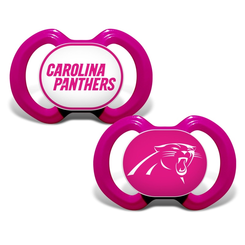 Carolina Panthers - Pink Pacifier 2-Pack