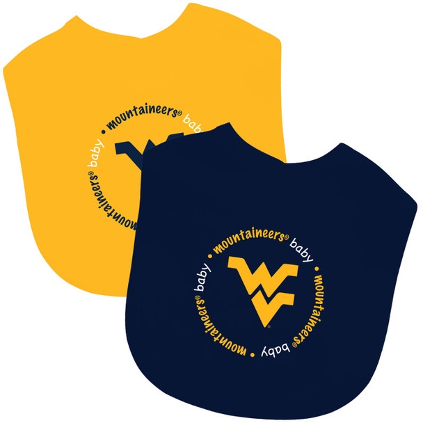 West Virginia Mountaineers - Baby Bibs 2-Pack