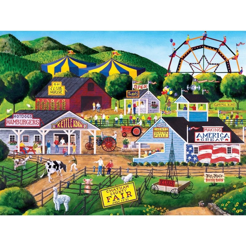 Family Time - Summer Carnival 400 Piece Jigsaw Puzzle
