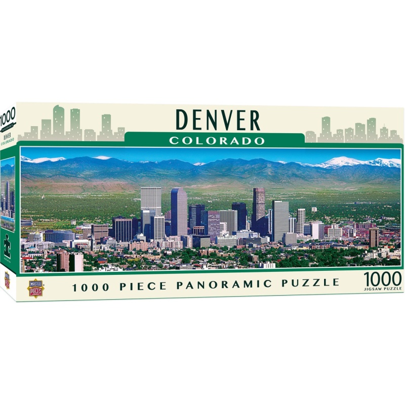 Denver, Colorado 1000 Piece Panoramic Jigsaw Puzzle