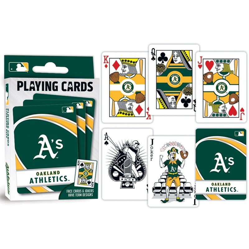 Oakland Athletics Playing Cards - 54 Card Deck