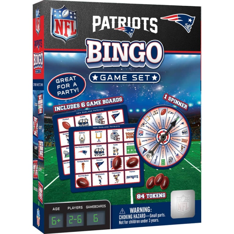 New England Patriots Nfl Bingo Game