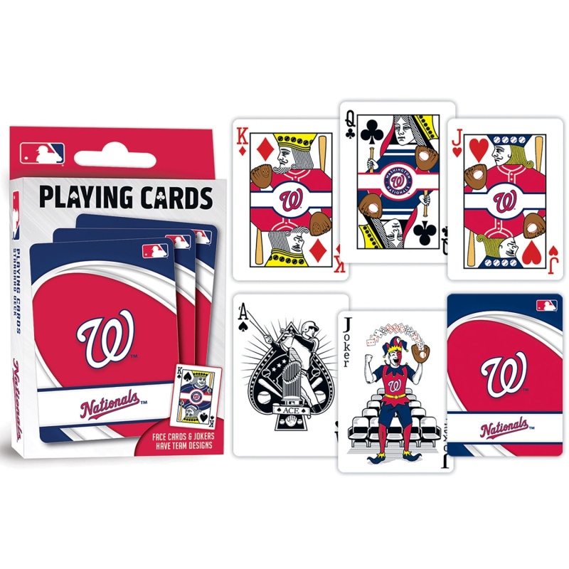 Washington Nationals Playing Cards - 54 Card Deck