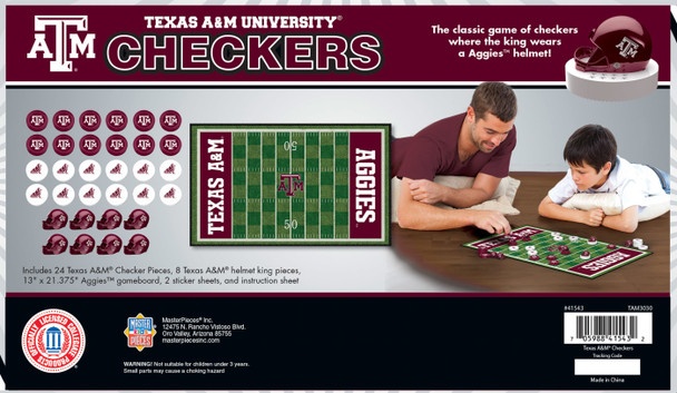 Texas A&M Aggies Checkers