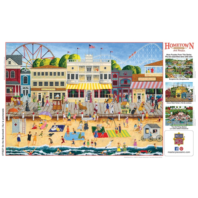 Hometown Gallery - On The Boardwalk 1000 Piece Jigsaw Puzzle