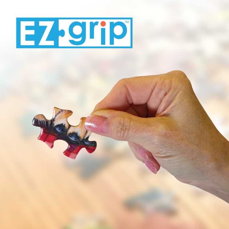 Happy Holidays - Guarding The Presents 300 Piece Ez Grip Jigsaw Puzzle