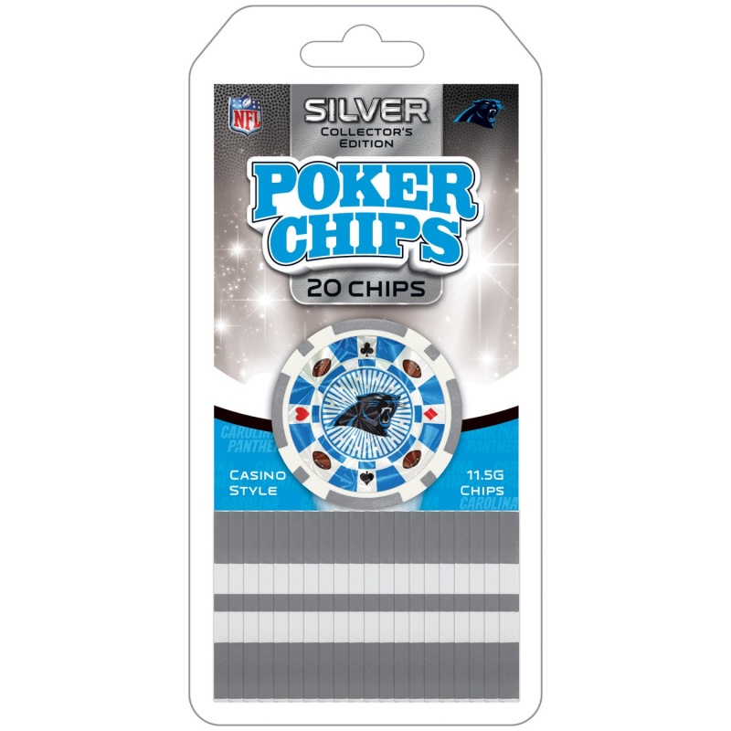 Carolina Panthers 20 Piece Poker Chips