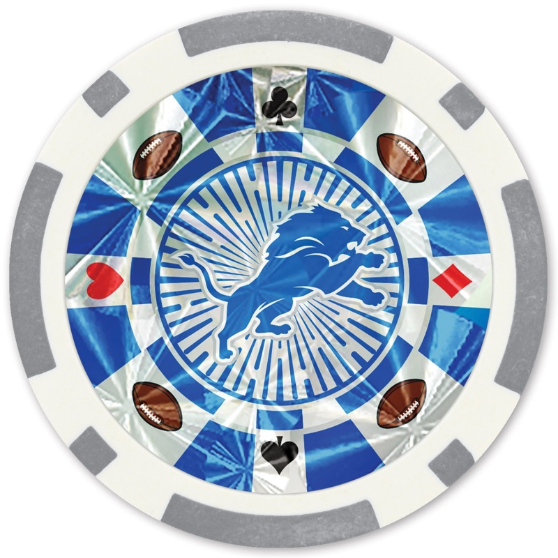 Detroit Lions 20 Piece Poker Chips