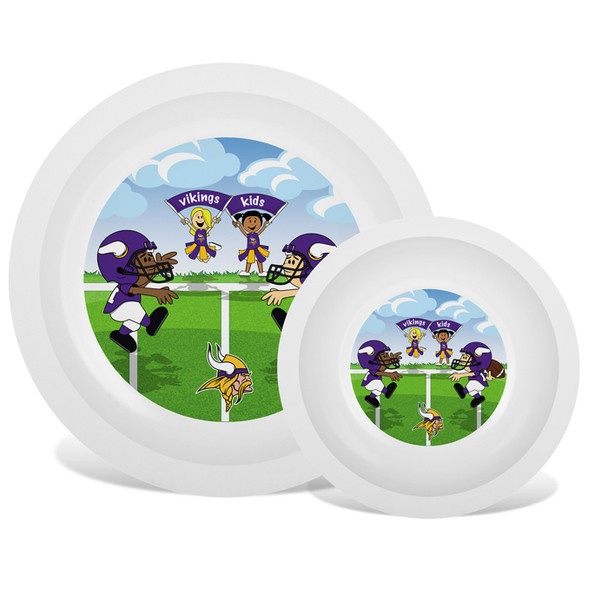 Minnesota Vikings - Baby Plate & Bowl Set