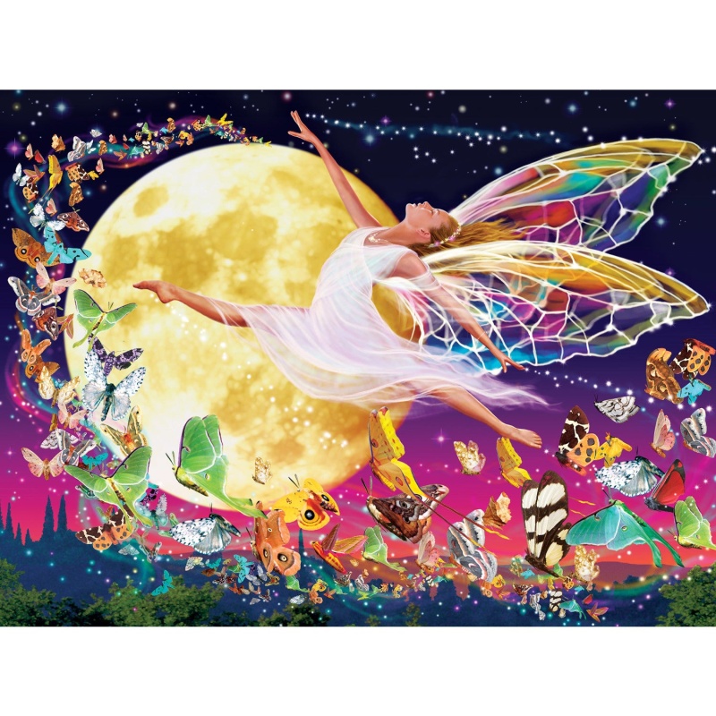 Glow In The Dark - Moon Fairy 300 Piece Ez Grip Jigsaw Puzzle