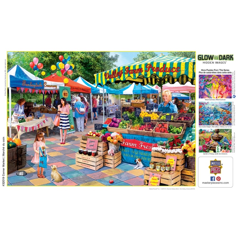 Hidden Images - Corner Market 500 Piece Jigsaw Puzzle
