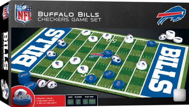 Buffalo Bills Nfl Checkers Board Game