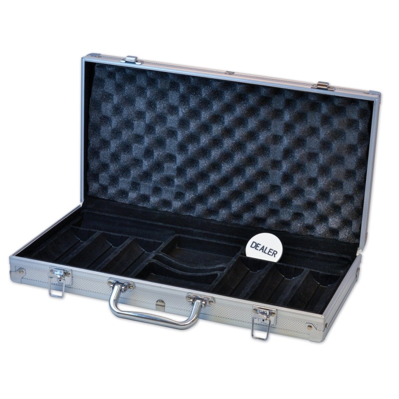Poker Chip Carrying Case With Tray