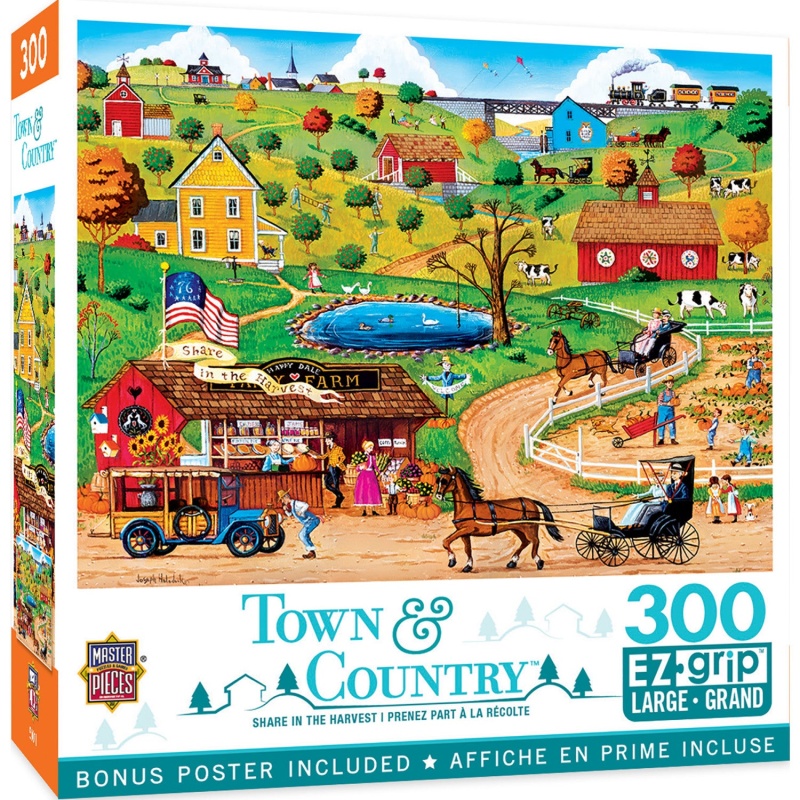Town & Country - Share In The Harvest 300 Piece Ez Grip Jigsaw Puzzle
