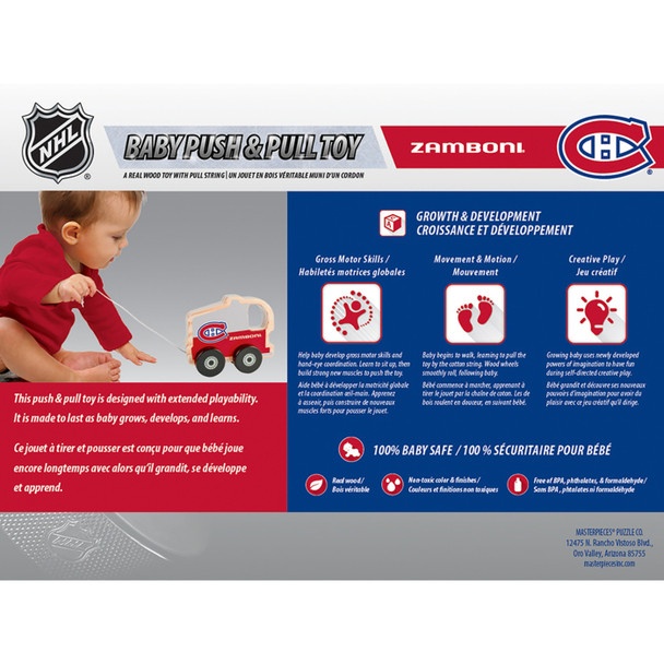 Montreal Canadiens Nhl Baby Fanatic Push & Pull Toy