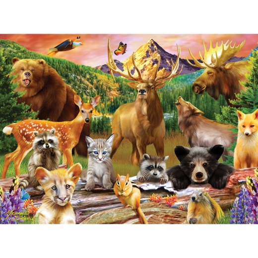 Wildlife Of The National Parks 100 Piece Jigsaw Puzzle - Masterpieces