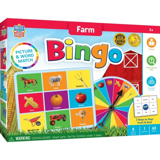 Farm Bingo Game by Masterpieces