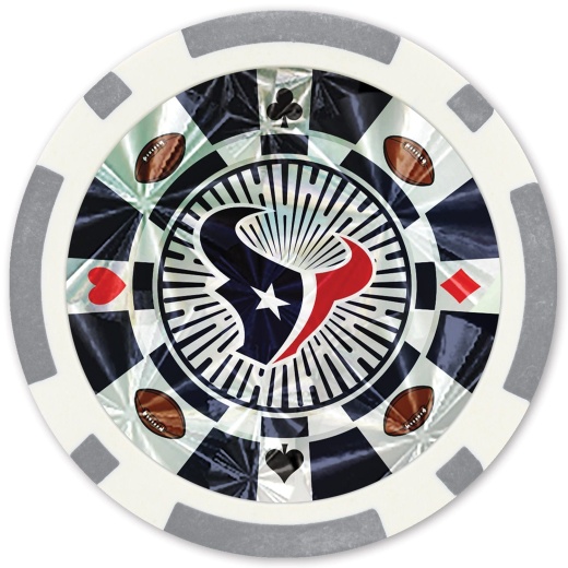 Houston Texans 20 Piece Poker Chips - Masterpieces