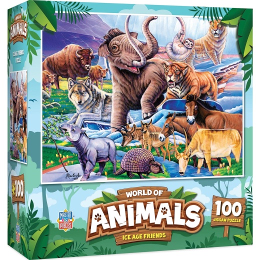 World Of Animals - Ice Age Friends 100 Piece Jigsaw Puzzle