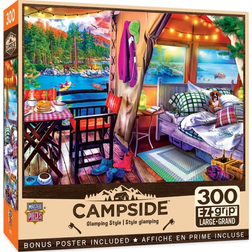 Campside - Glamping Style 300 Piece Ez Grip Jigsaw Puzzle