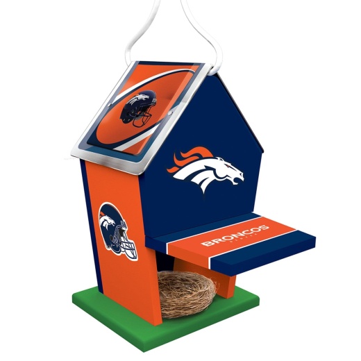 Denver Broncos Birdhouse
