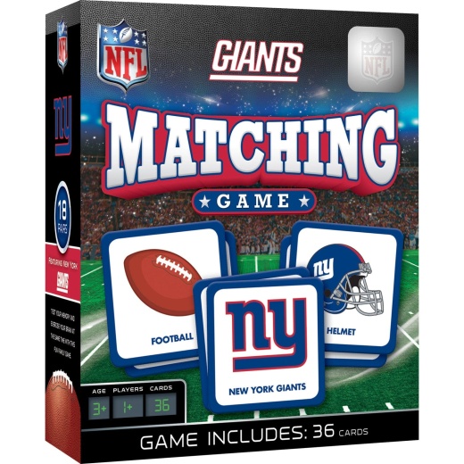 New York Giants Matching Game for Family Fun