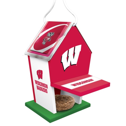 Wisconsin Badgers Birdhouse - Masterpieces Licensed Product