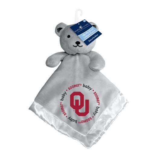 Oklahoma Sooners Security Bear Gray - Soft Plush Comfort for Young Fans
