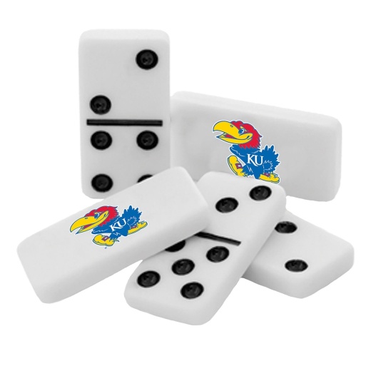 Kansas Jayhawks Dominoes by MasterPieces - Collectible Sports Game Set