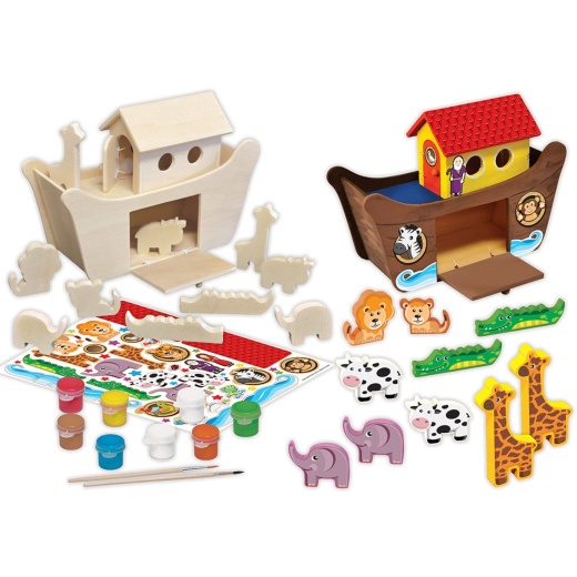 Masterpieces Noah's Ark Wood Craft & Paint Kit