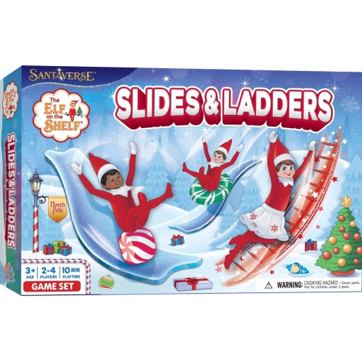 Elf On The Shelf - Slides And Ladders Board Game