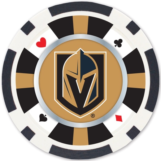 Las Vegas Golden Knights 100 Piece Poker Chips
