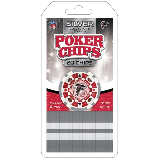 MasterPieces Atlanta Falcons 20 Piece Poker Chips