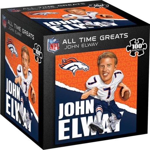 Denver Broncos All-Time Greats - John Elway 100 Piece Jigsaw Puzzle