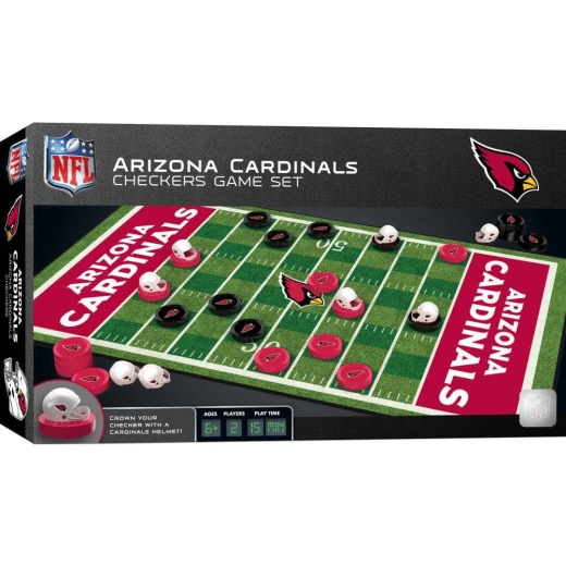 Arizona Cardinals Checkers Board Game - Official NFL Team Game