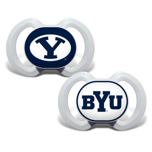 BYU Cougars Pacifier 2-Pack - Officially Licensed NCAA Product