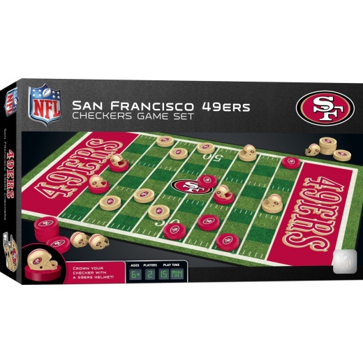San Francisco 49Ers Checkers Board Game