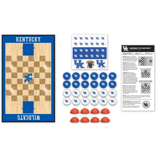 Kentucky Wildcats Checkers Board Game - Officially Licensed Fun for Everyone