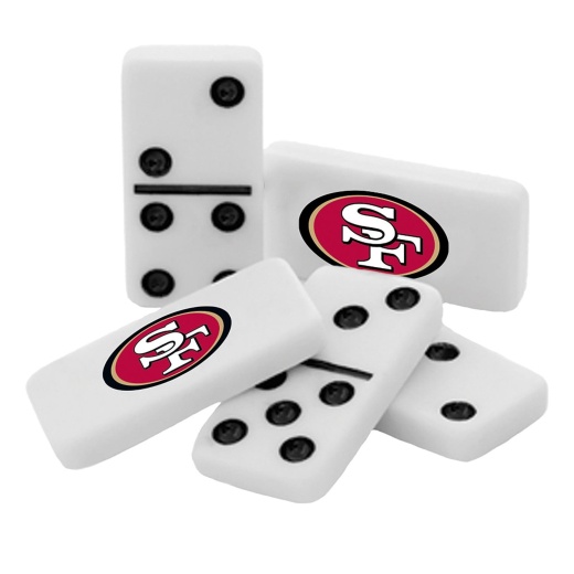 San Francisco 49ers Dominoes Set