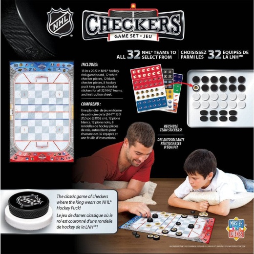 MasterPieces NHL League Checkers Board Game